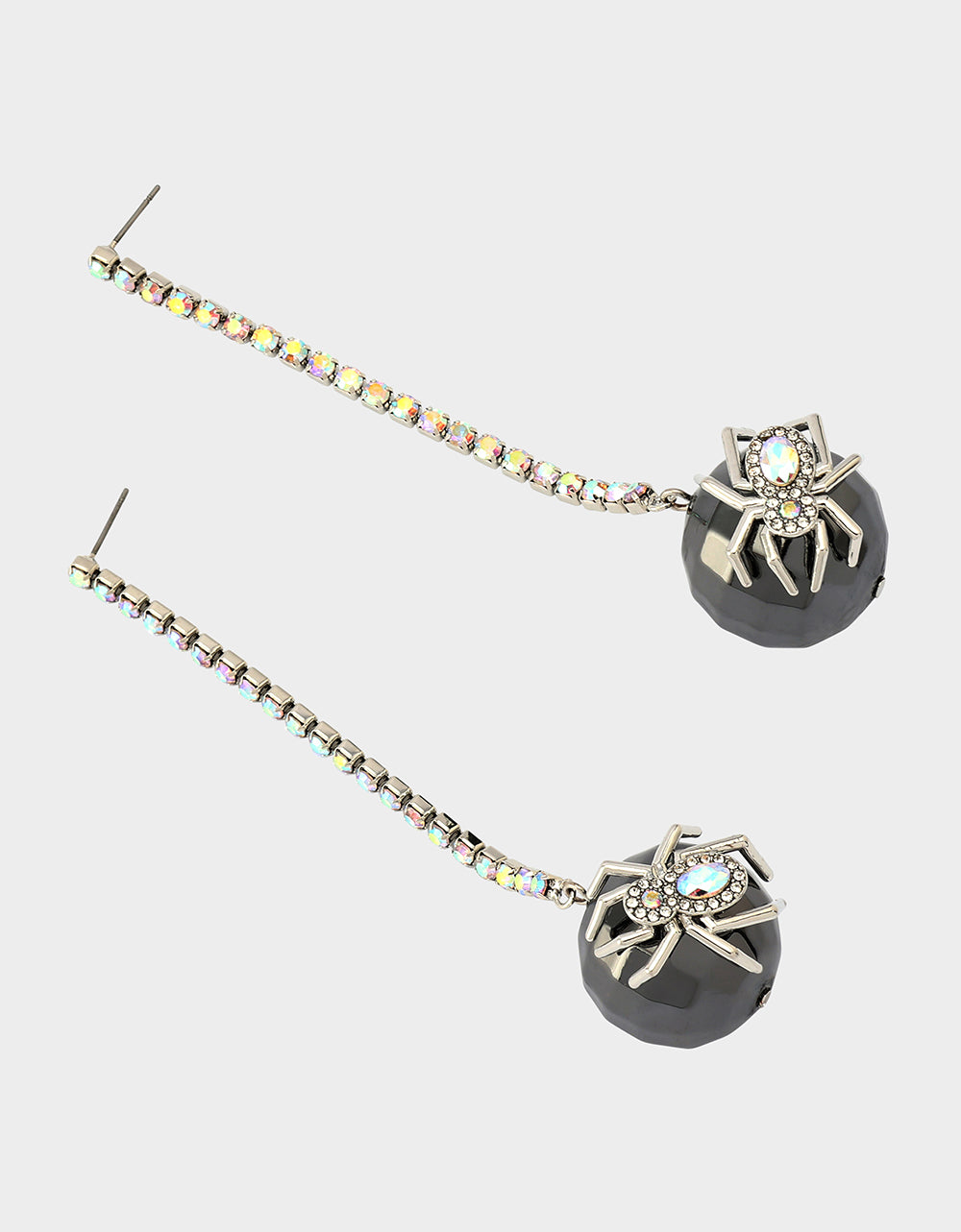 DISCO BALL SPIDER EARRINGS CRYSTAL - Image 2
