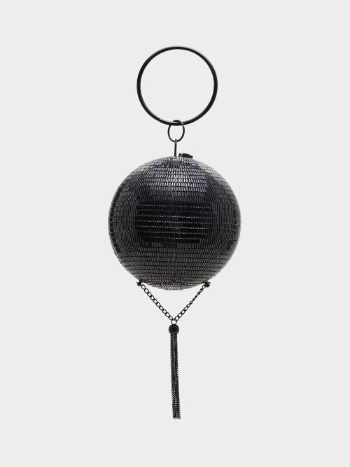 KITSCH DANCIN QUEEN DISCO BALL BAG BLACK