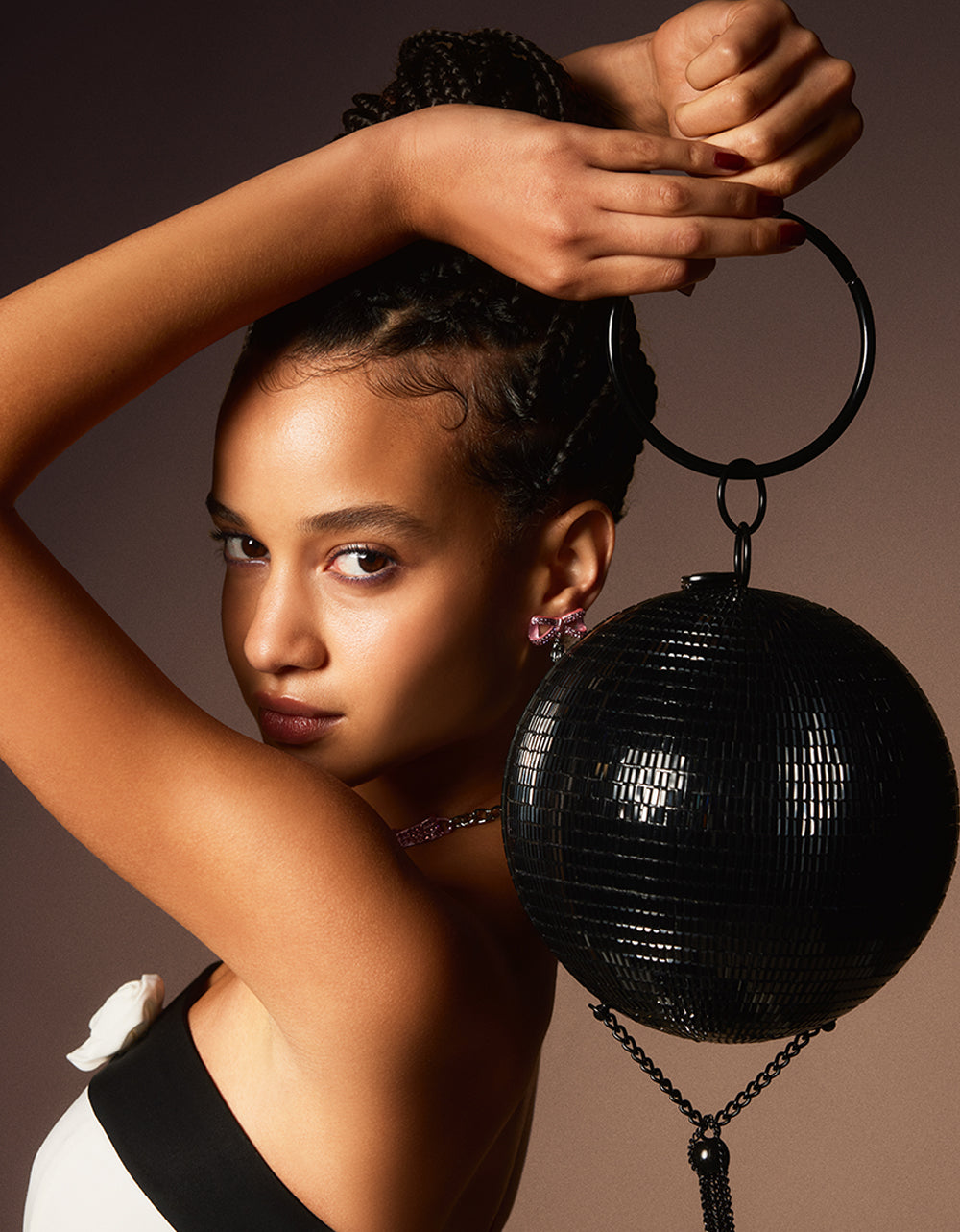 KITSCH DANCIN QUEEN DISCO BALL BAG BLACK - Image 8